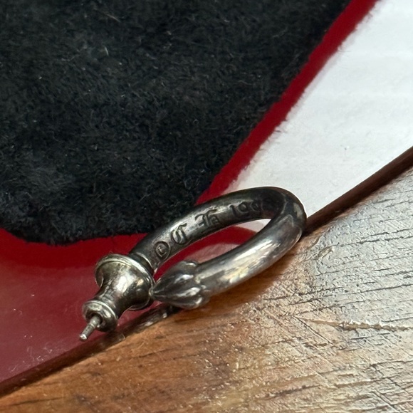 Chrome Hearts 925 Sterling Silver Single Earring 1995 Vintage - Picture 2 of 10